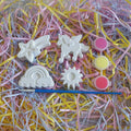 Kit de peinture licorne en plâtre céramique