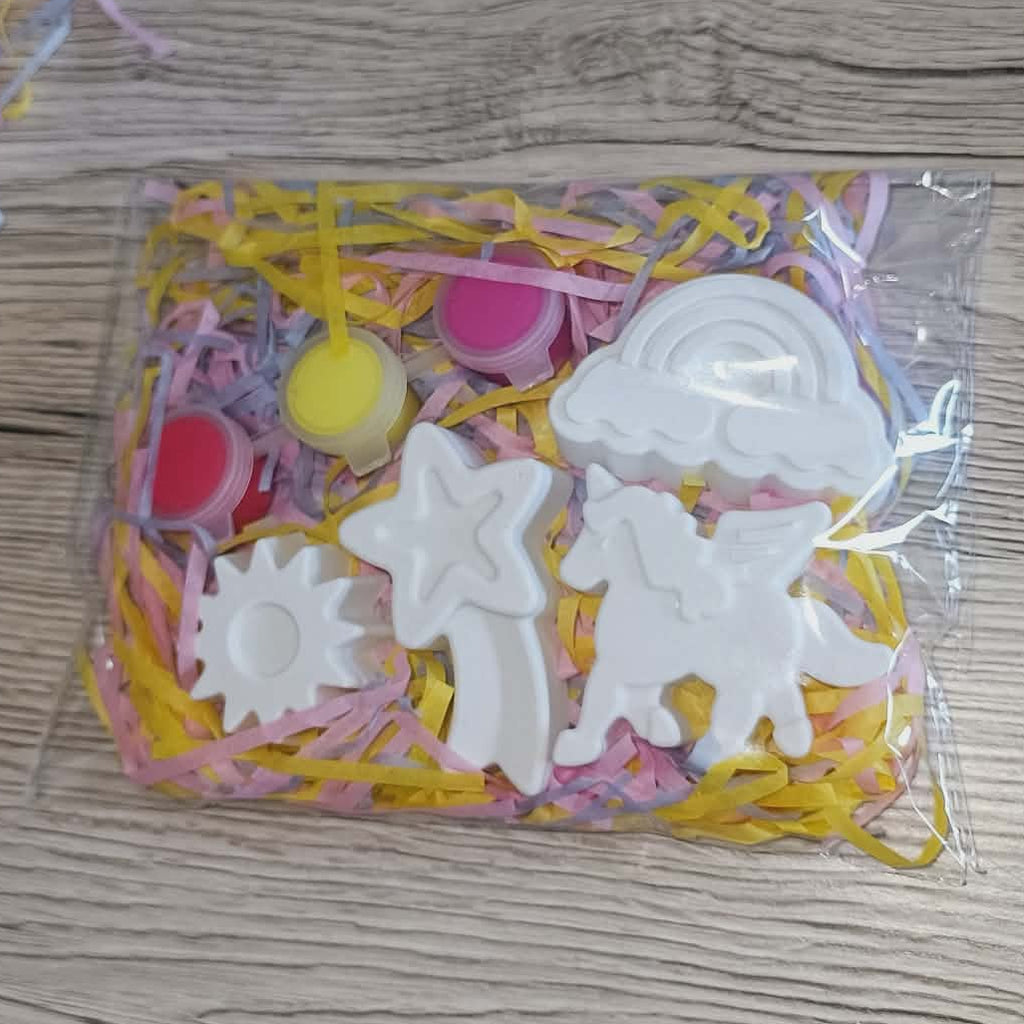 Kit de peinture licorne en plâtre céramique