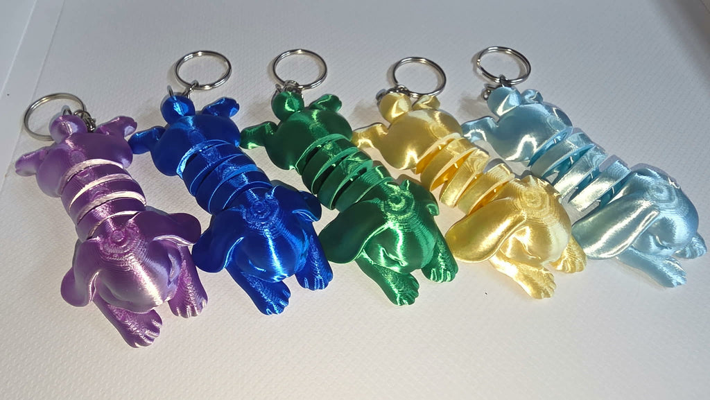 porte-clé 3D Lapin articuler