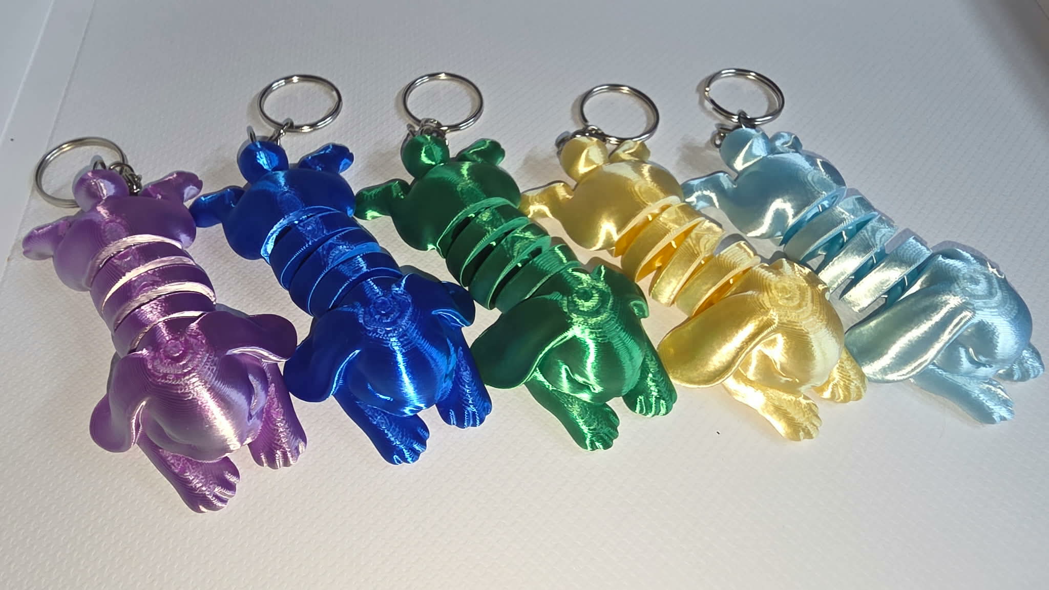 porte-clé 3D Lapin articuler