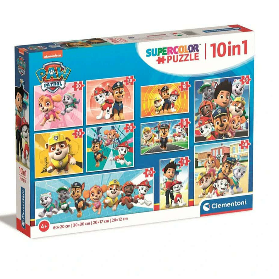 Paw Patrol Tout le monde puzzle 10 en 1 Clemento