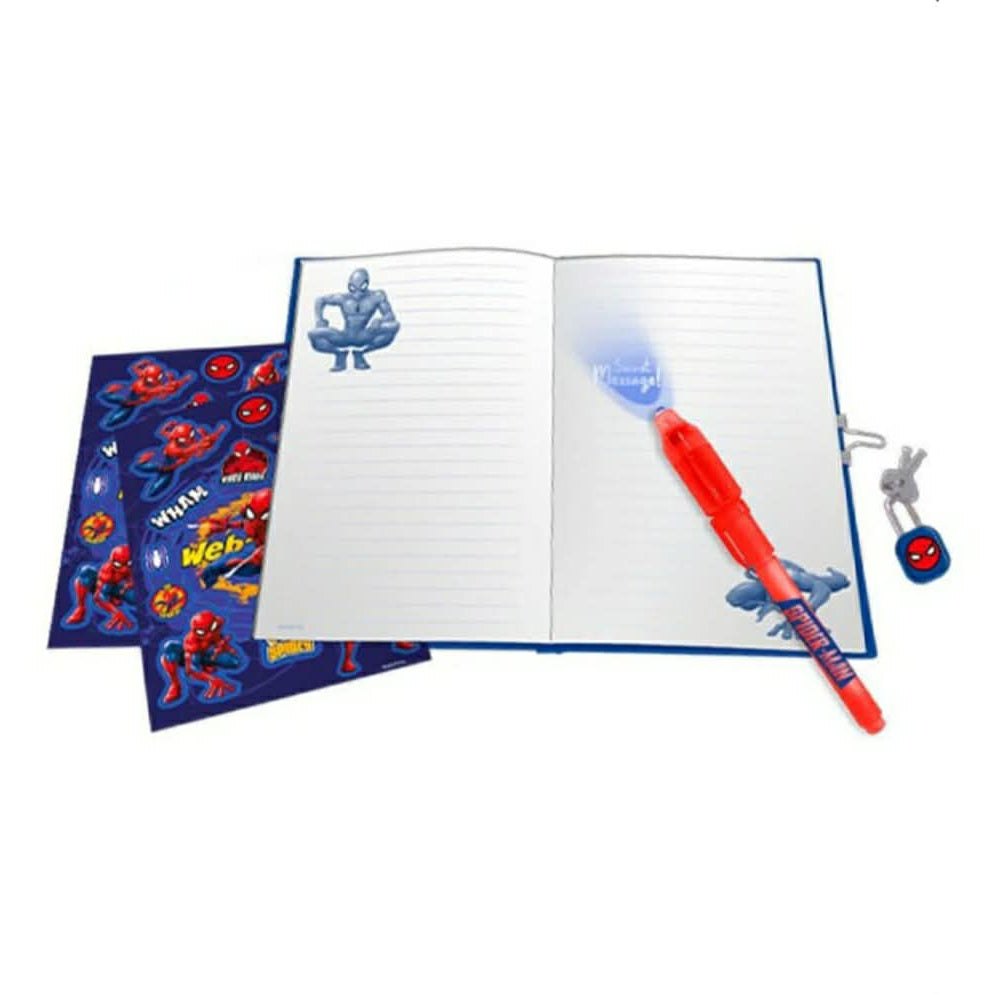 Journal Spider-Man Web-Slinger + coffret stylo mag