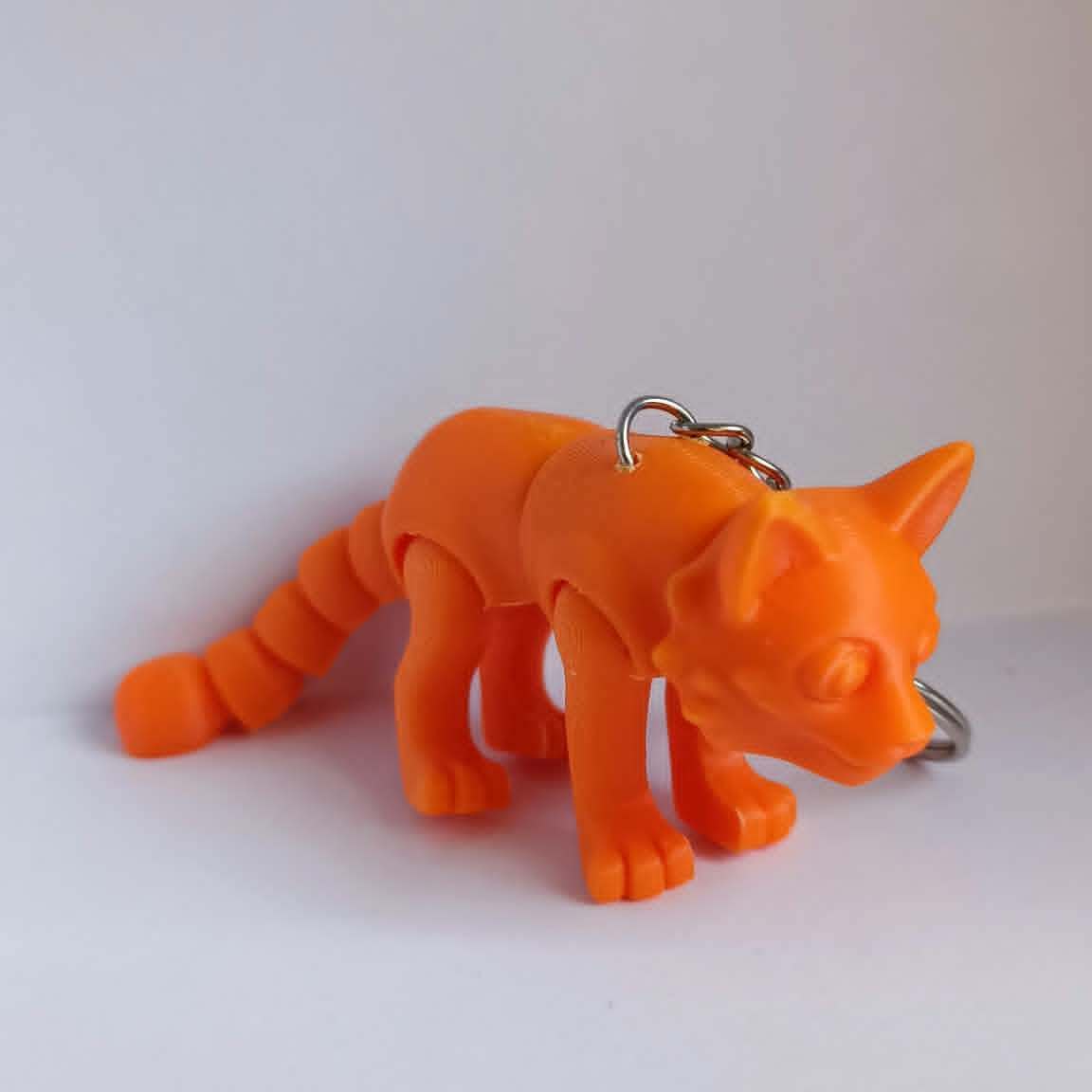 porte-clé 3D Loup articuler