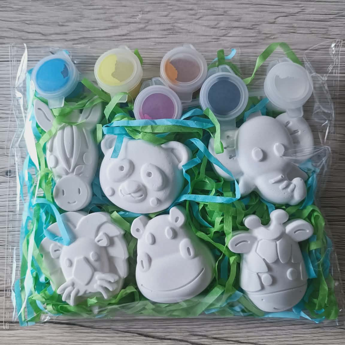 kit de peinture animaux en plâtre céramique