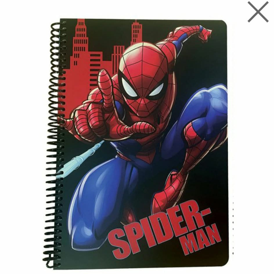 Cahier à spirale ligné Spiderman Sense B/5, 70 feu