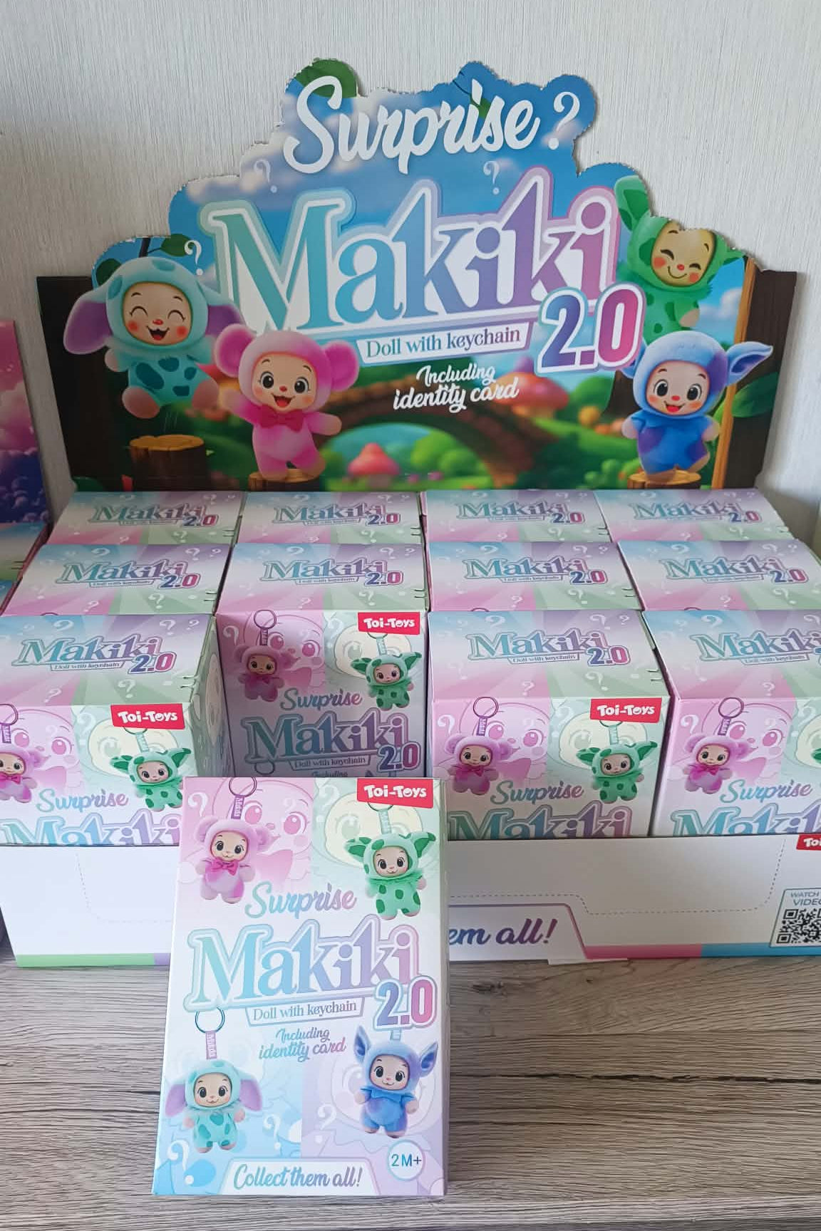 Surprise Makiki Porte-clés peluche mystère