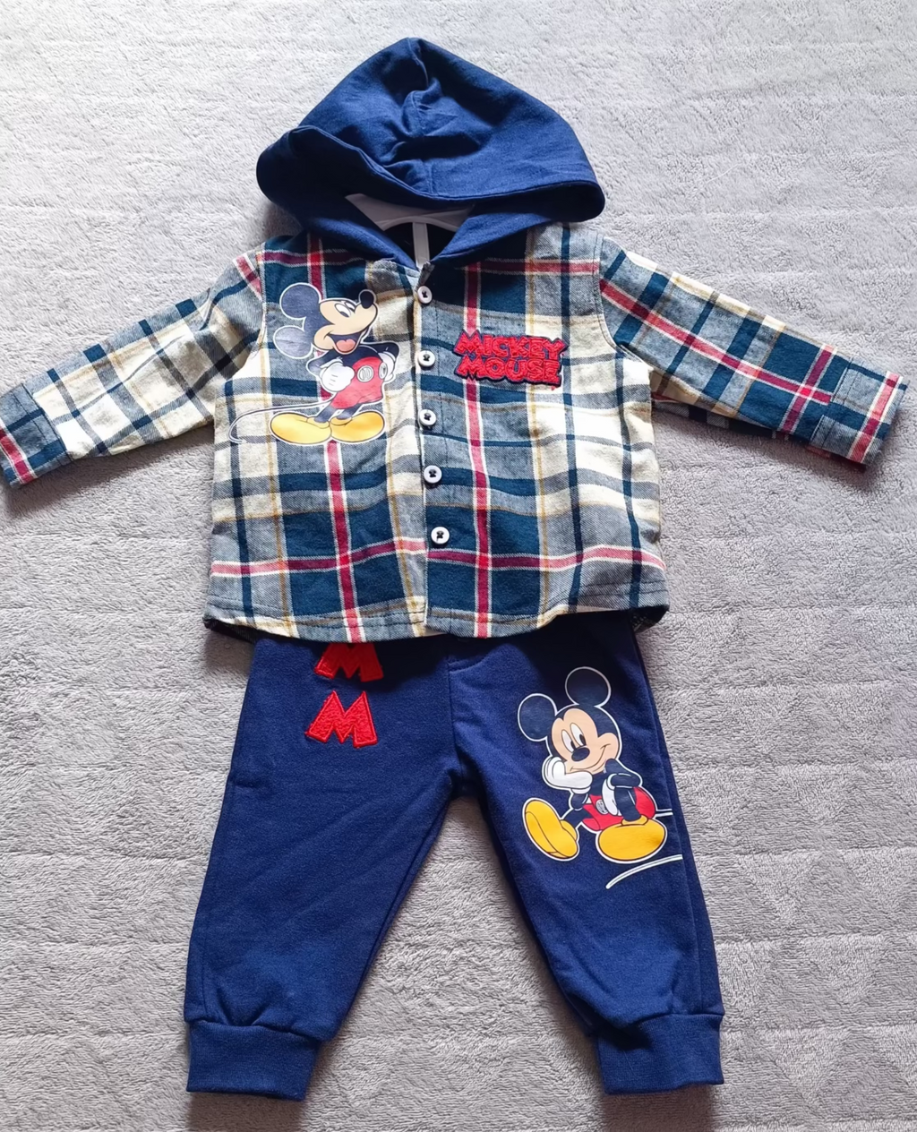 Ensemble Mickey - Pantalon et chemise à capuche