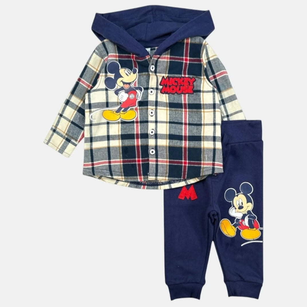 Ensemble Mickey - Pantalon et chemise à capuche