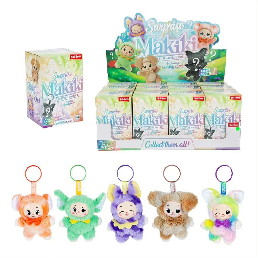 Surprise Makiki Porte-clés peluche mystère