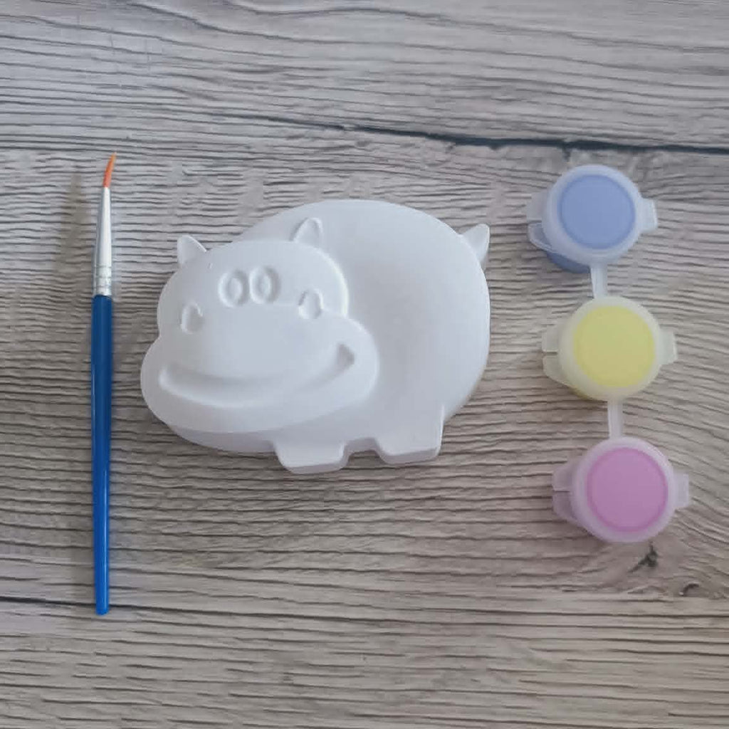 Kit de peinture Hippopotame plâtre céramique