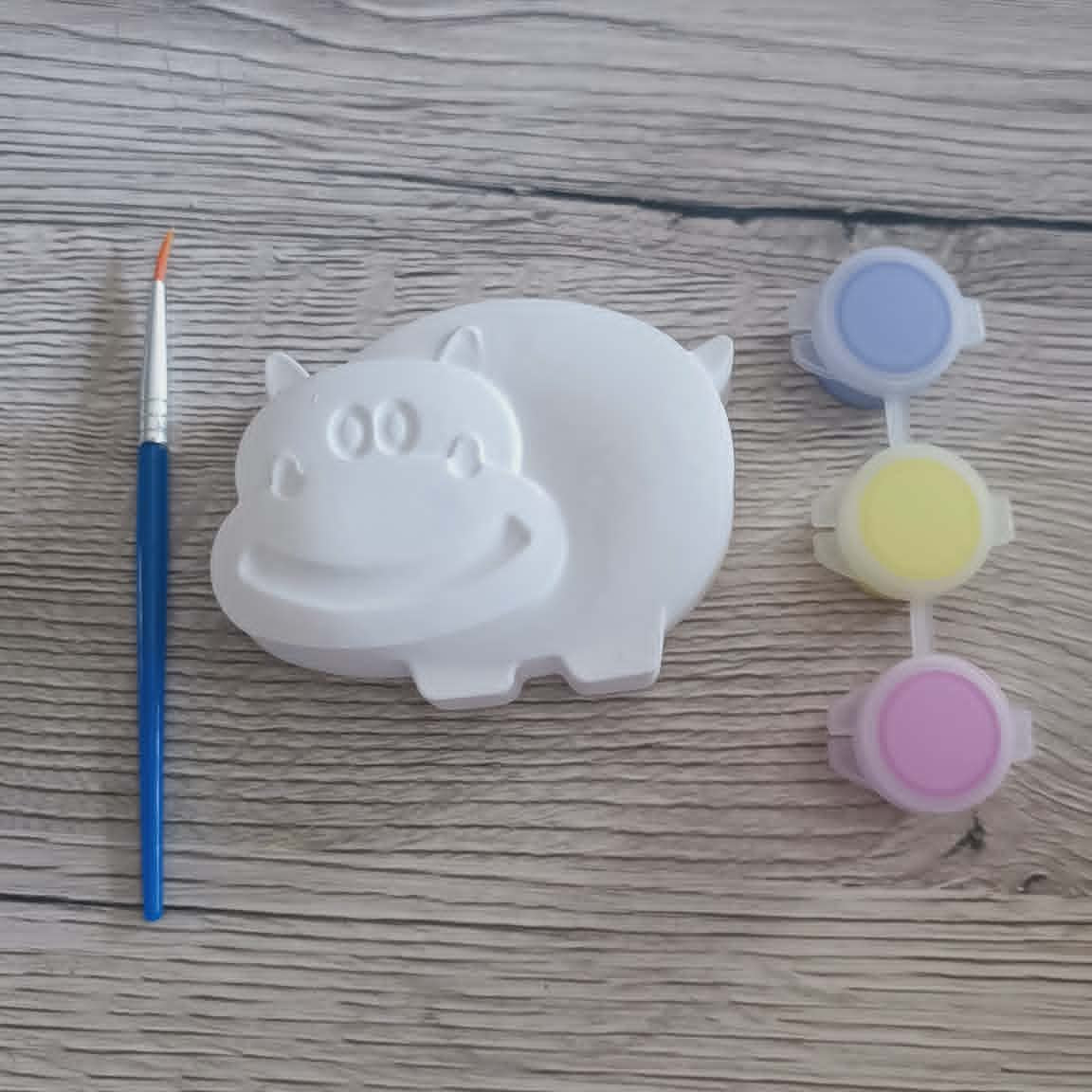 Kit de peinture Hippopotame plâtre céramique
