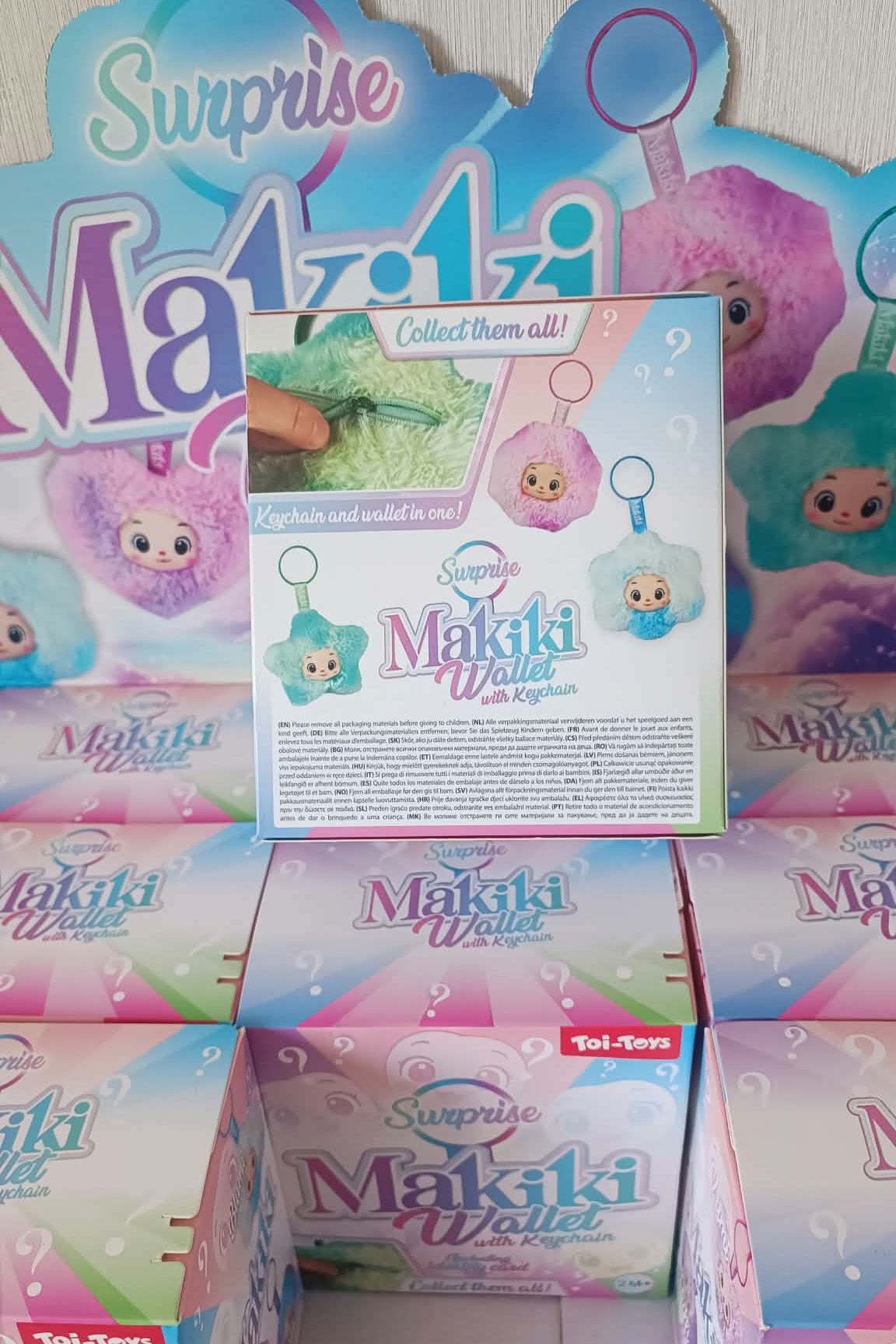 Surprise Makiki Porte-clés peluche mystère