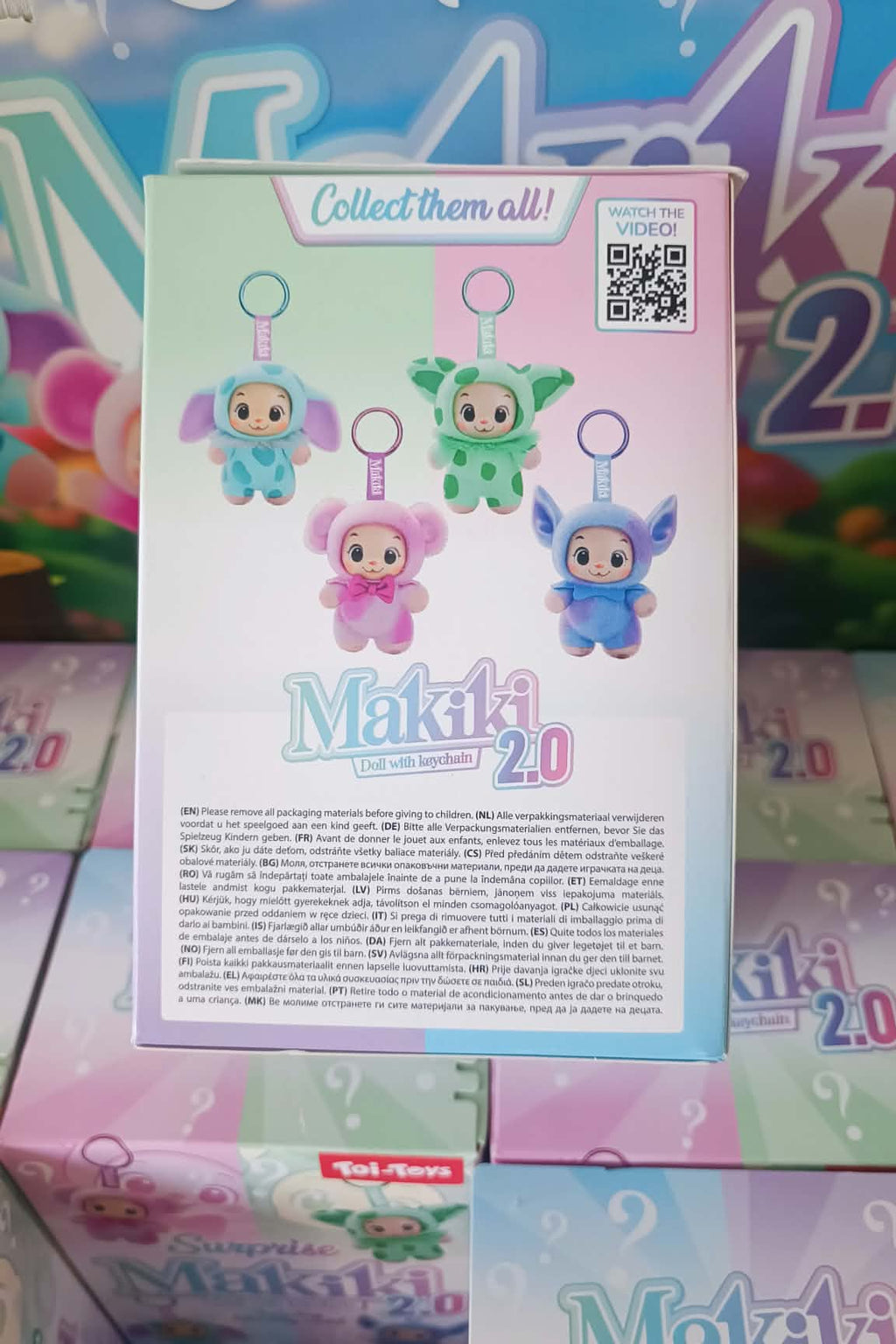 Surprise Makiki Porte-clés peluche mystère
