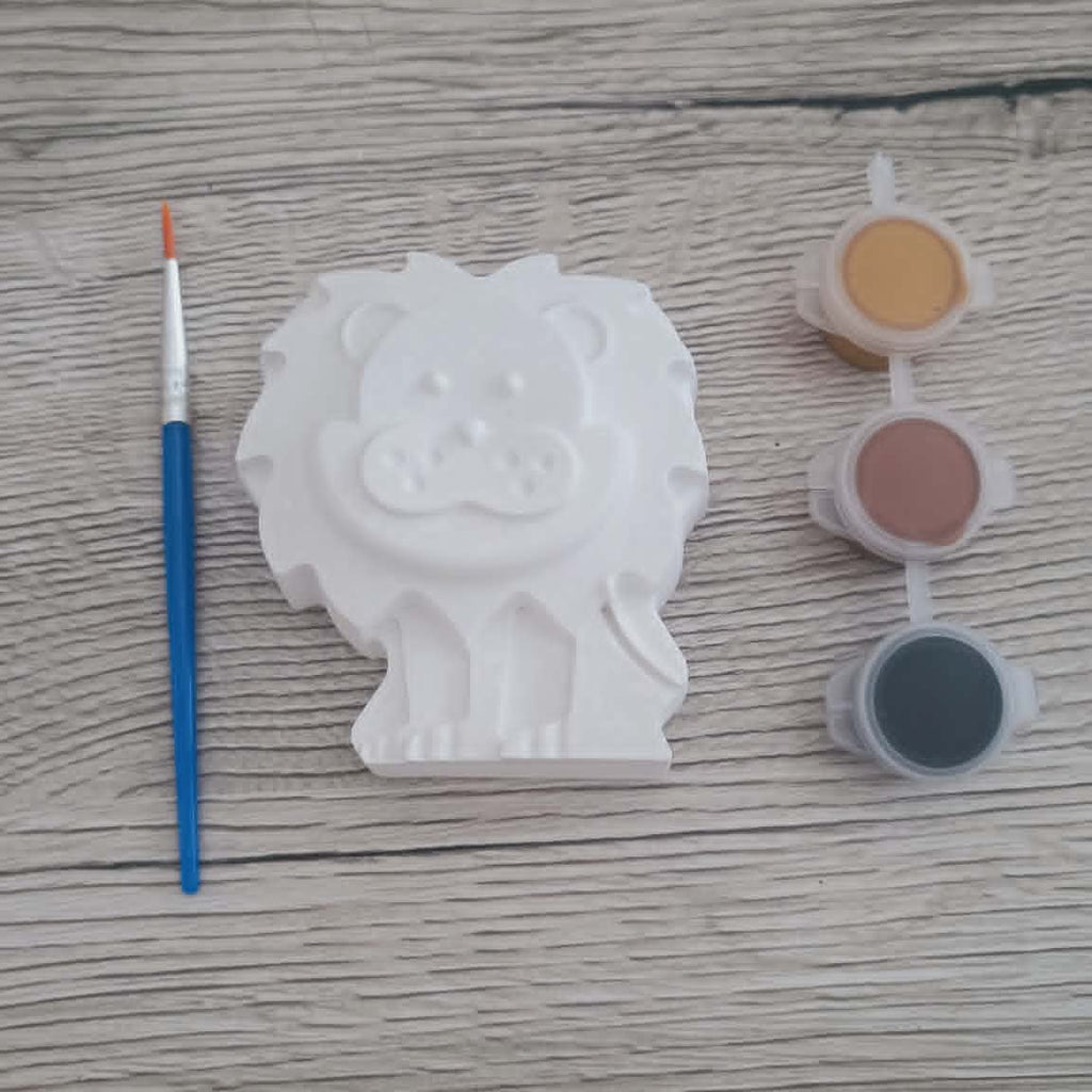 Kit de peinture Lion plâtre céramique
