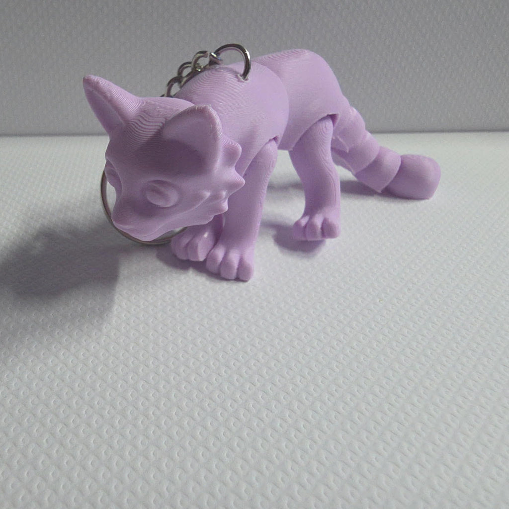porte-clé 3D Loup articuler