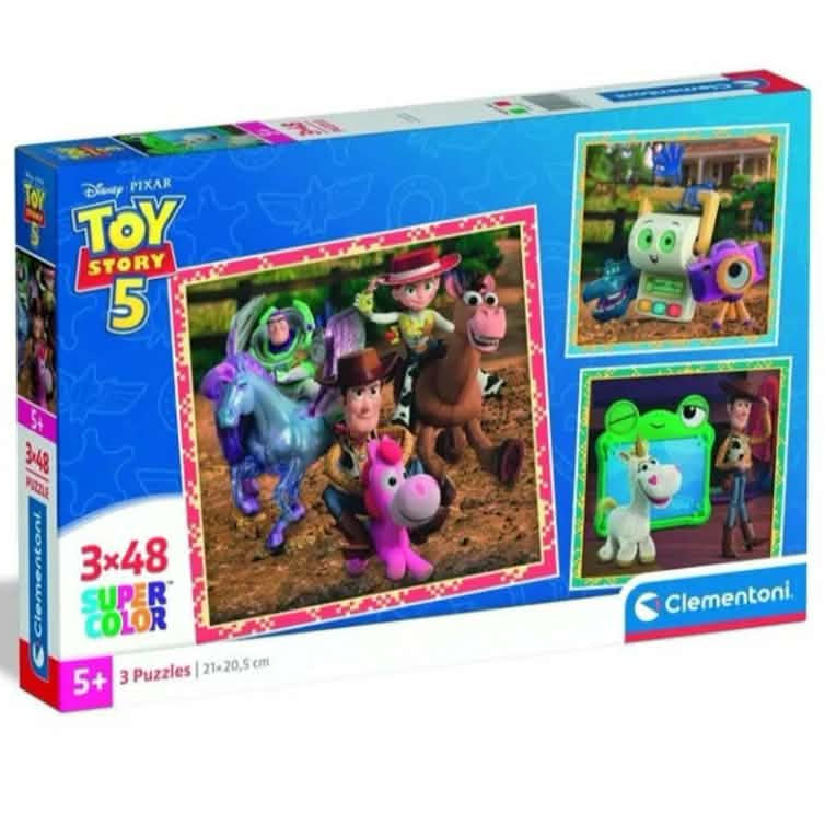 Disney Puzzle 3x48 pièces du film Toy Wars 5, Clem